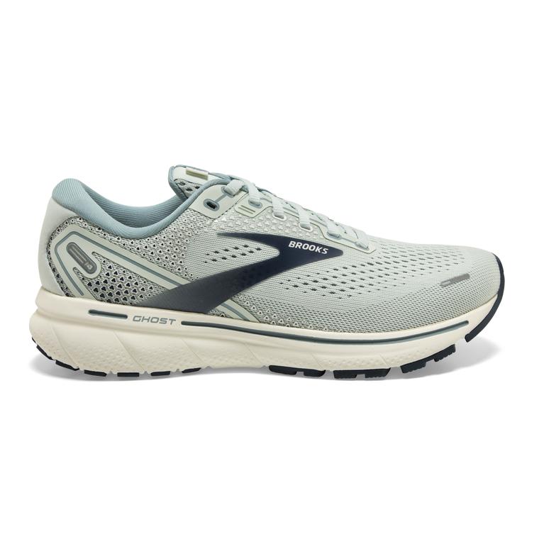 Brooks GHOST 14 Cushioned Road Running Shoes Womens Canada - Mint Aqua Glass/Whisper White/Navy (RSC